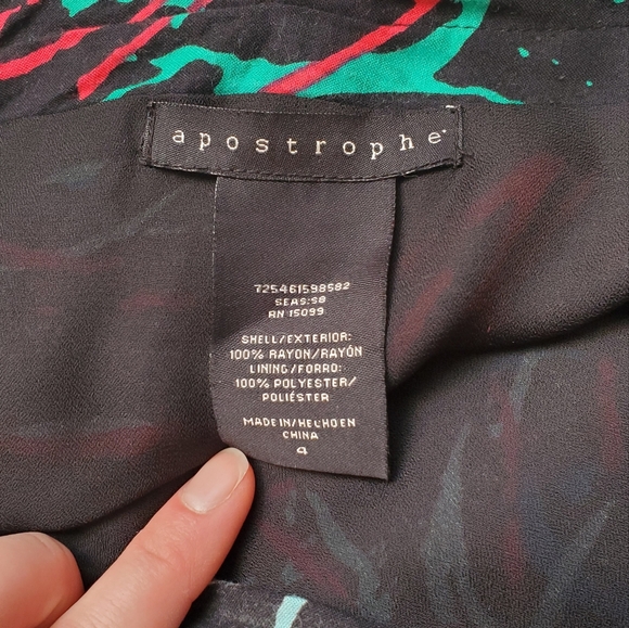 Apostrophe a-line Skirt, Size 4 - Picture 3 of 3